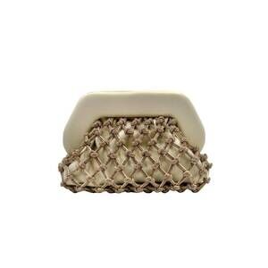 NEW THEMOIRÈ women's tia knots strass bag in gold